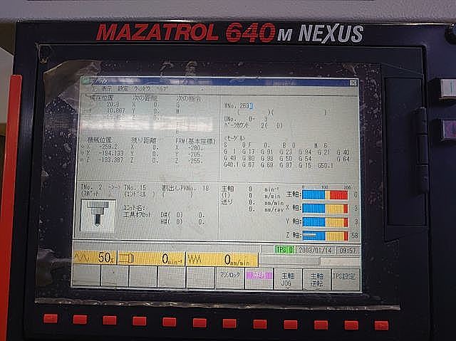 P007026 立型マシニングセンター ヤマザキマザック VCN-410A_9