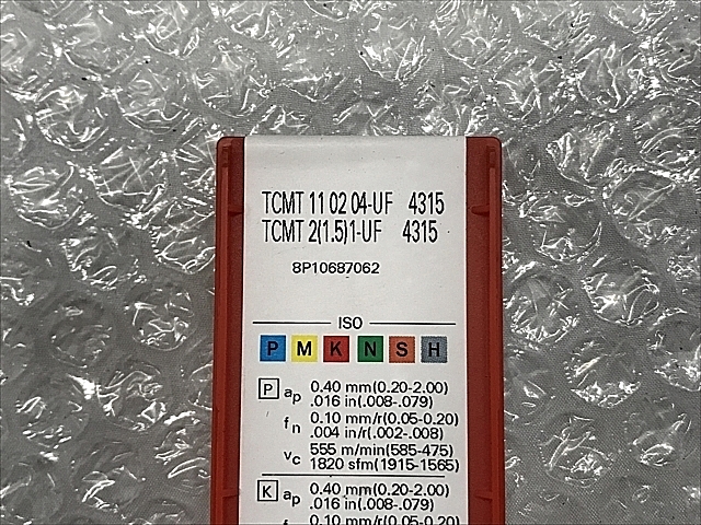 C106004 チップ 新品 サンドビック TCMT110204-UF 4315_1