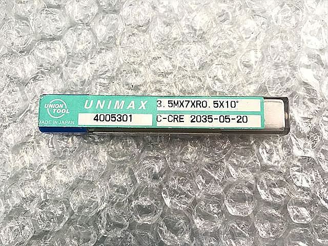 A113119 エンドミル 新品 UNIMAX C-CRE 2035-05-20 3.5M×7×R0.5×10°