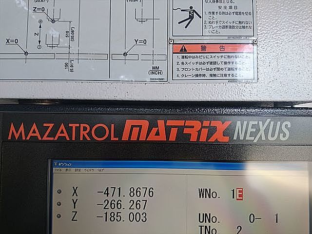 P006063 立型マシニングセンター ヤマザキマザック VCN510C-Ⅱ_14