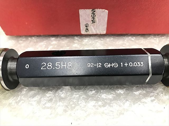 C121910 限界栓ゲージ 新品 測範社 28.5_1