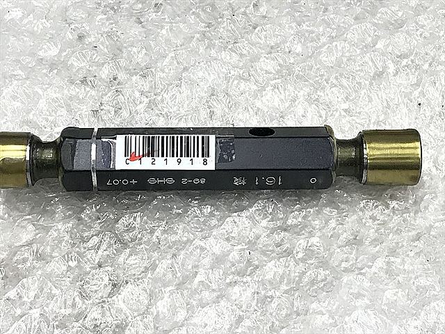 C121918 限界栓ゲージ 新品 測範社 16.1