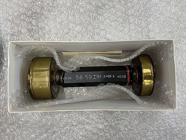 C121933 限界栓ゲージ 新品 MDK 58.59