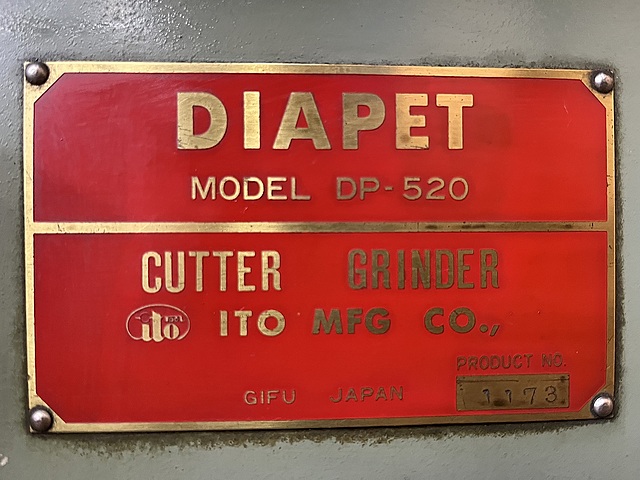 C151616 工具研削盤 DIAPET DP-520_6