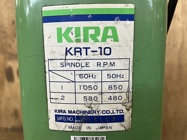 C160355 タッピング盤 KIRA KRT-10_5