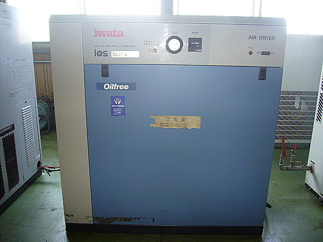 J000611 オイルフリースクロールコンプレッサー アネスト岩田 SLP-37BD 