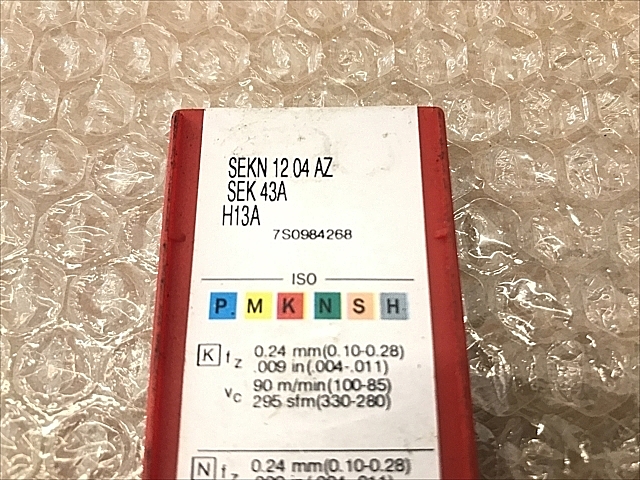 C108483 チップ 新品 サンドビック SEKN 12 04 AZ H13A_2