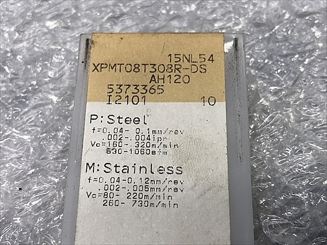 C106541 チップ 新品 タンガロイ XPMT08T308R-DS_1