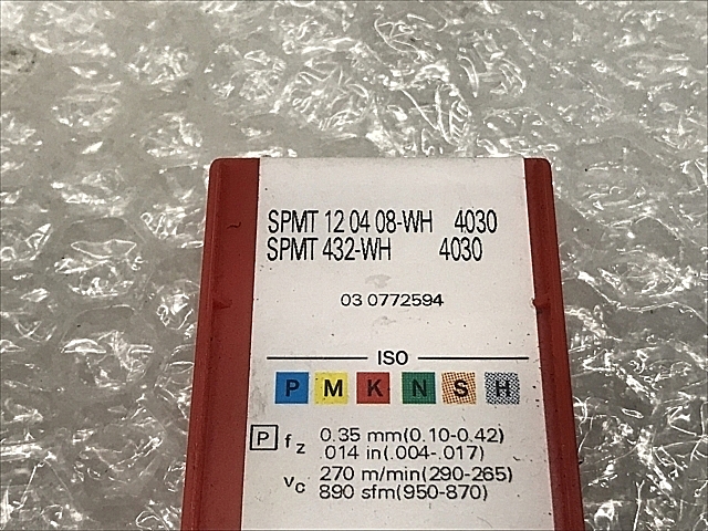 C105670 チップ 新品 サンドビック SPMT 12 04 08-WH 4030_1