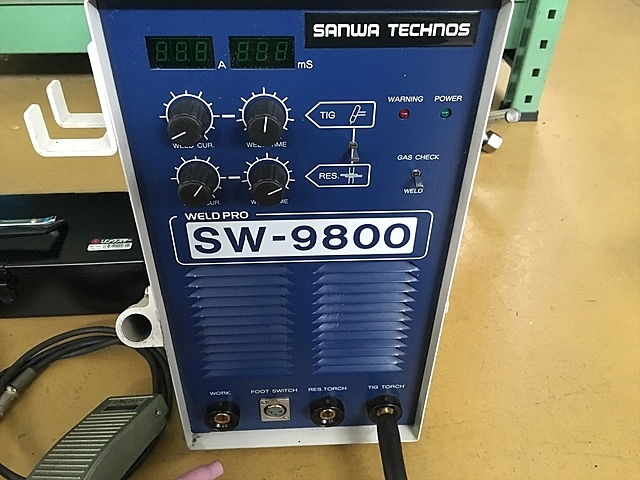 高品質SALEff2039 SANWA 三和商工株式会社　金型補修　TIG溶接機　SW-8000 抵抗溶接機　SW-808 2台セット　中古品 TIG溶接機