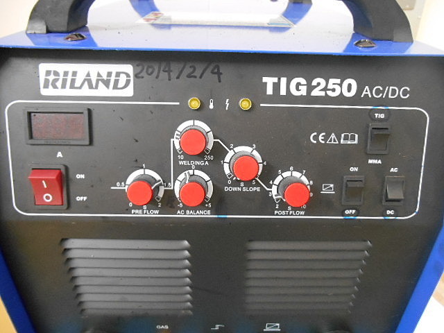 A031150 TIG溶接機 リランド TIG250 AC/DC | 株式会社 小林機械