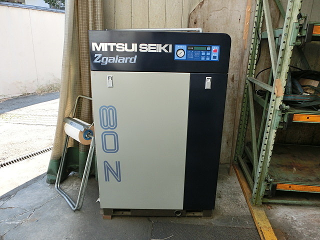 三井精機 スクリューコンプレッサー ZV08AS3-R 三相200V 50hz/60hz インバータ 7.5kw 10馬力 住まい、インテリア