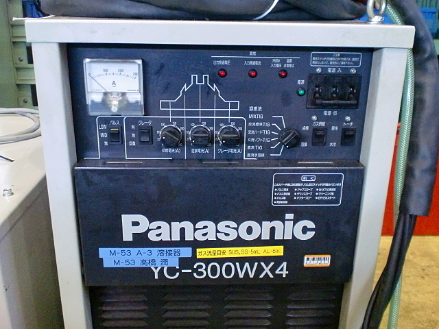 A016449 TIG溶接機 パナソニック YC-300WX4 | 株式会社 小林機械