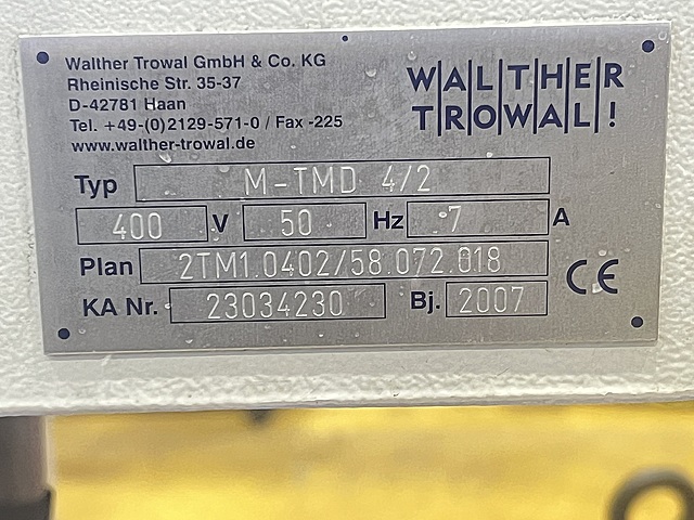 C155761 ドラッグ型バレル研磨機 WALTHER TROWAL M-TMD4/2_3