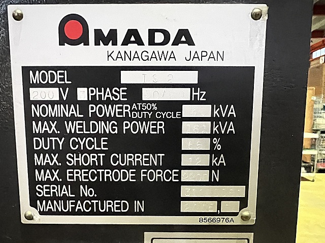 C170246 テーブルスポット溶接機 アマダ TS-2_7